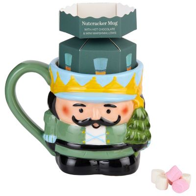 Lakeland Nutcracker Mug with Fairtrade Hot Chocolate and Marshmallows