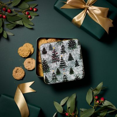 Lakeland Winter Forest Square Biscuit Tin  image(2)