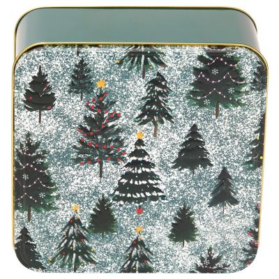 Lakeland Winter Forest Square Biscuit Tin  image(3)