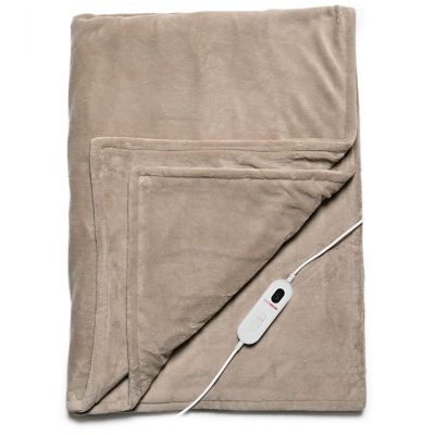 StaySnug Velvety Taupe Heated Throw image(4)