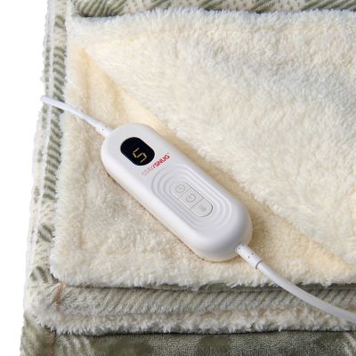StaySnug Tartan Sherpa Heated Throw  image(5)
