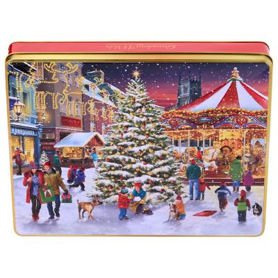 Grandma Wild’s Christmas Market Large Biscuit Tin 600g