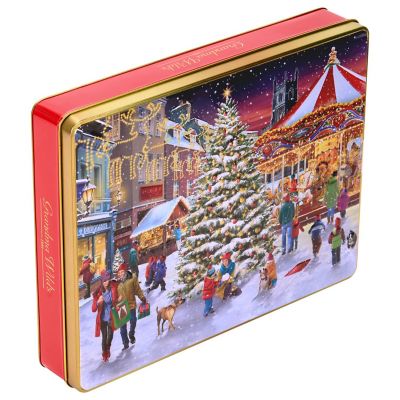 Grandma Wild’s Christmas Market Large Biscuit Tin 600g image(3)