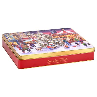 Grandma Wild’s Christmas Market Large Biscuit Tin 600g image(5)