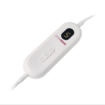 StaySnug Dark Blue Sherpa Heated Throw image(6)