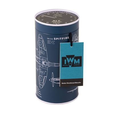 Imperial War Museum Spitfire All-Butter Shortbread Biscuit Tin 150g image(2)