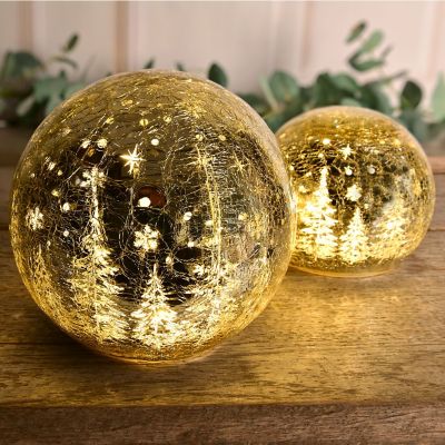 Lakeland Gold Christmas Tree Orb 15cm image(2)