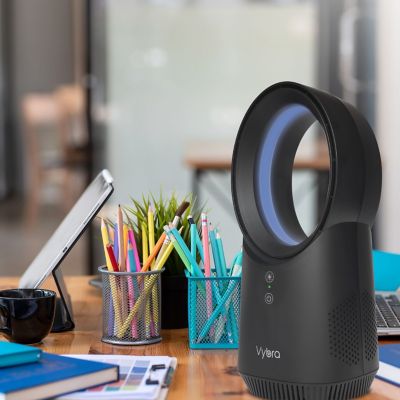 Vybra Solo Rechargeable Desktop Fan – Black image(2)