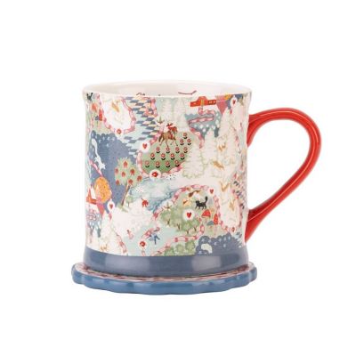Cath Kidston Christmas Animal Mug and Coaster Set image(2)