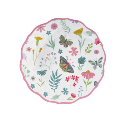 Butterfly Garden Melamine Dinner Plate