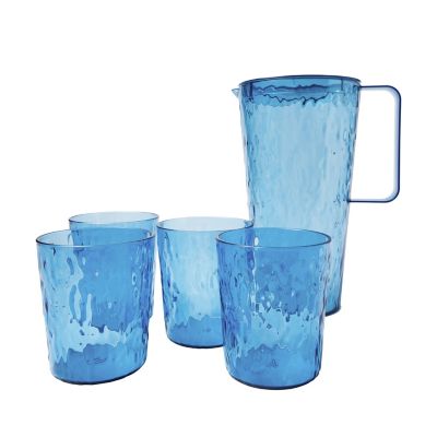 Lakeland RPET Blue Glacier Jug and Glasses Set