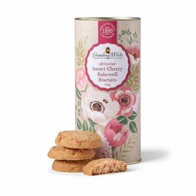 Grandma Wild’s All Butter Sweet Cherry Bakewell Biscuits 150g