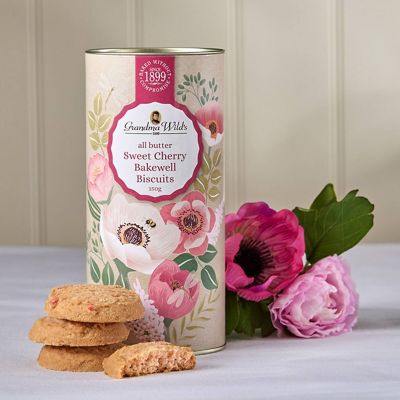 Grandma Wild’s All Butter Sweet Cherry Bakewell Biscuits 150g image(2)