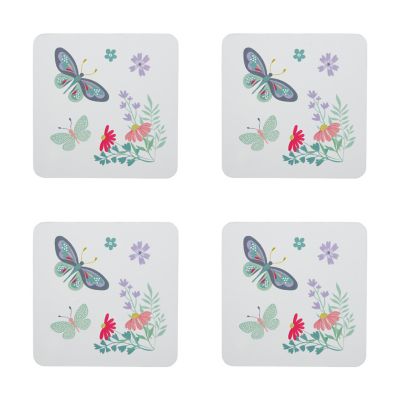 Lakeland Butterfly Garden Coasters – Pack of 4