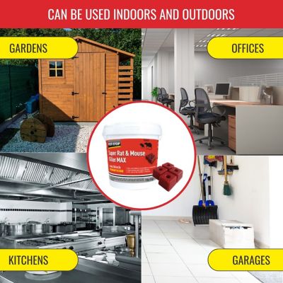 Pest-Stop Super Rat & Mouse Killer MAX Wax Blocks image(2)