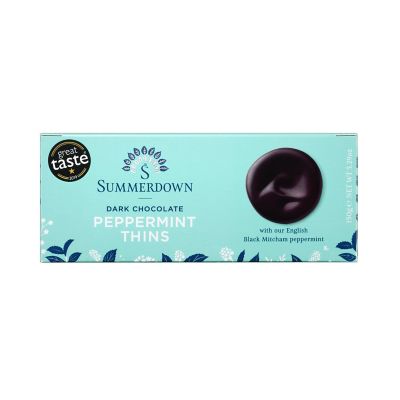 Summerdown Dark Chocolate Peppermint Thins - 150g