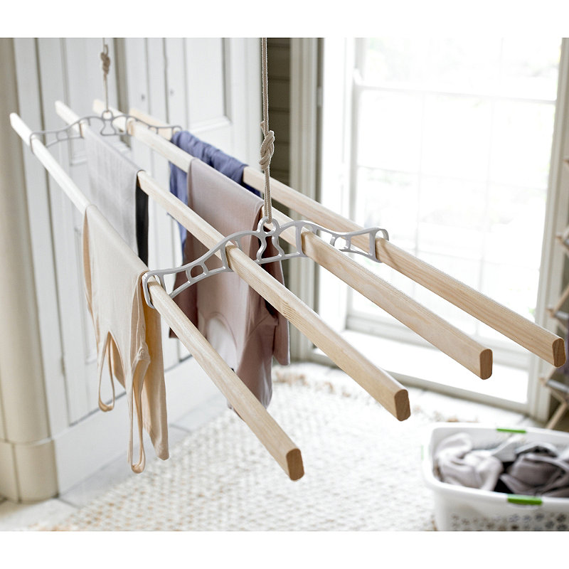 Traditional Wooden Ceiling Pulley Clothes Airer 7m Lakeland