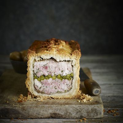 Chicken, Ham & Asparagus Pie Recipe